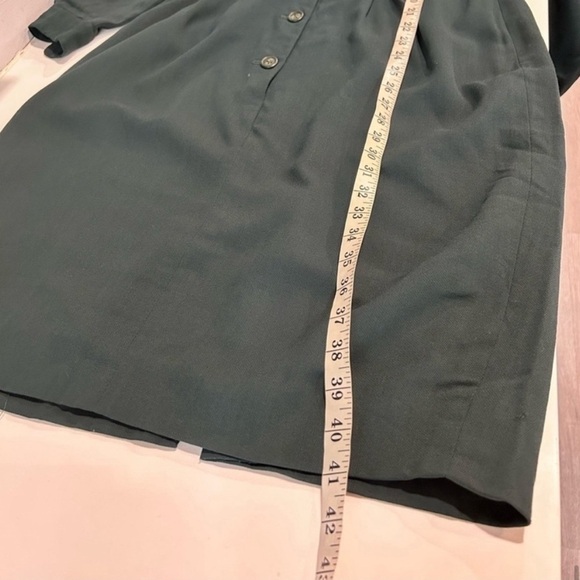 STUDIO 121 button half front long sleeve green 14 - Picture 14 of 16